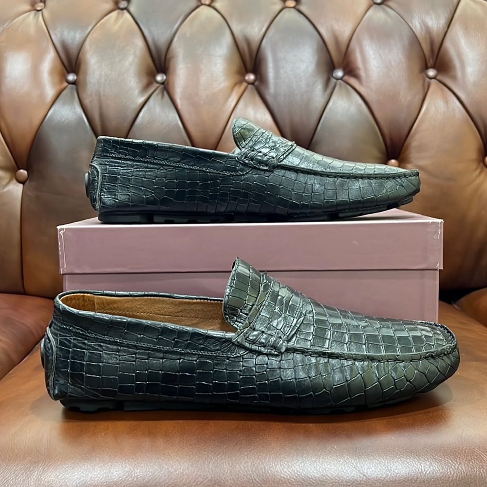 Leonardo Principi Made in Italy 100% Calfskin (alligator)